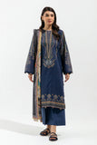 Beechtree Navy Twill-Printed -3P-Lawn Spring Summer Lawn