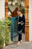 Dhanak DA-2275 Navy Blue Velvet Vol 2