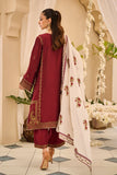 Dhanak DL-0265 Maroon Luxury Pret
 2024