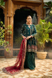 Dhanak HF-3008 DARK GREEN 3Pcs Couture