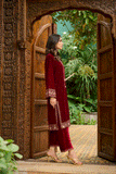 Dhanak DA-2229 Maroon Velvet Enchante Vol 1