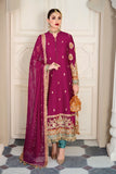 Maria B CST 601 MagentaHotpinkb Sateen Winter Collection
