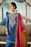 Maria B CST 608 CobaltBlueb Sateen Winter Collection