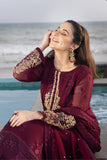 Azure Carnelian Eid Collection Hania Amir Luxe Hand Embellished 3pcs Festive Collection