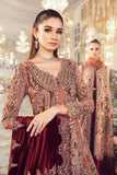 Maria B Salmon Pink BD-2701 Wedding Collection