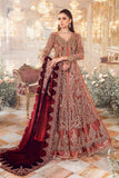 Maria B Salmon Pink BD-2701 Wedding Collection