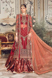 Maria B Maroon BD-2708 Wedding Collection