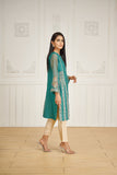 Dhanak DA 1589 Green Embroidered Kurta Eid Edits 2022