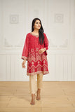 Dhanak DA 1600 Maroon Embroidered Kurta Eid Edits 2022