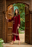 Dhanak DA-2229 Maroon Velvet Enchante Vol 1