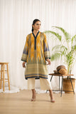 Dhanak DC-0434 Yellow Embroidered Kurta Casual Cotton Prets 2022