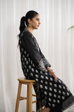 Dhanak DC-0438 Black Embroidered Kurta Casual Cotton Prets 2022