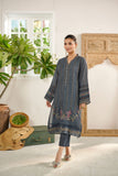 Dhanak DC 2089 Peach 2pcs Embroidered Kurta With Trouser Festive Eid RTW 2022