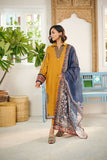 Dhanak DC 2080 Mustard 3pcs Festive Eid RTW 2022
