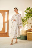 Dhanak DC 2092 L Green 2pcs Embroidered Kurta With Trouser Festive Eid RTW 2022