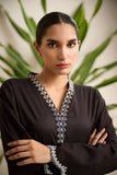 Dhanak DC-2188 Black Dyed Embroidered Kurta Monochrome Collection