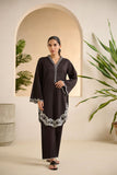 Dhanak DC-2188 Black Dyed Embroidered Kurta Monochrome Collection