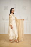 Dhanak DL 0184 Off White 3pcs Eid Edits 2022
