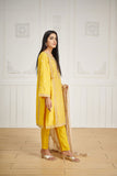 Dhanak DL 0190 Yellow 3pcs Eid Edits 2022
