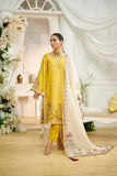 Dhanak DL 0203 Yellow 3pcs Eid Edits 2022