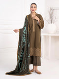 Lime Light 3 Piece Khaddar Suit-Embroidered Winter Collection