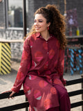 Limelight E1290SU 2PC RED Embroidered Lawn 2022
