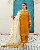 Dhanak DU-3171 Mustard Maheer Wedding Festive Collection