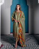 Dhanak DU-3170 Light Green Maheer Wedding Festive Collection