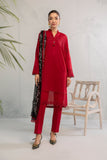 Maria B DW-EA23-14-Red Luxury Casual Prets Vol 2