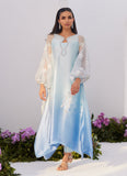 Farah Talib Aziz Bow Ombre Blue Embellished Kaftan Cut Shirt Zara Luxe Prets 2024