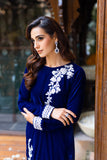 Azure Floral Bells 4 Velvet WinterCollection