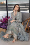 Azure FloralFringe Eid Collection Hania Amir Luxe Hand Embellished 3pcs Festive Collection