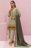 Orient OTL 22-094 Green Meher Printed Lawn 2022