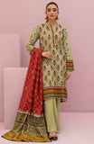 Orient OTL 22-112 Beige Meher Printed Lawn 2022