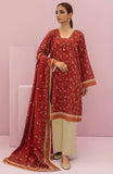 Orient OTL 22-118 Maroon Meher Printed Lawn 2022