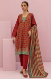 Orient OTL 22-102 Maroon Meher Printed Lawn 2022