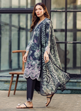 Image 3 PC Suit w Schiffli Embroidery Spring Pret 2024