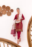 Alkaram JC 01 23 Maroon Jaquard Cotton Collection