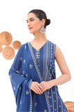 Alkaram JC 09 23 Blue Jaquard Cotton Collection