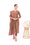 Alkaram JC 11 23 Sepia Brown Jaquard Cotton Collection