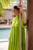 Maria B Shirt Neon Green MB-EF23-110 Basics Shirts