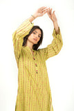 Maria B Shirt Olive Green MB-EF23-196 Basics Shirts
