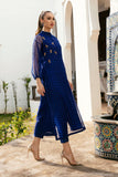 Maria B Shirt Blue MB-F23-217 Basics Formal