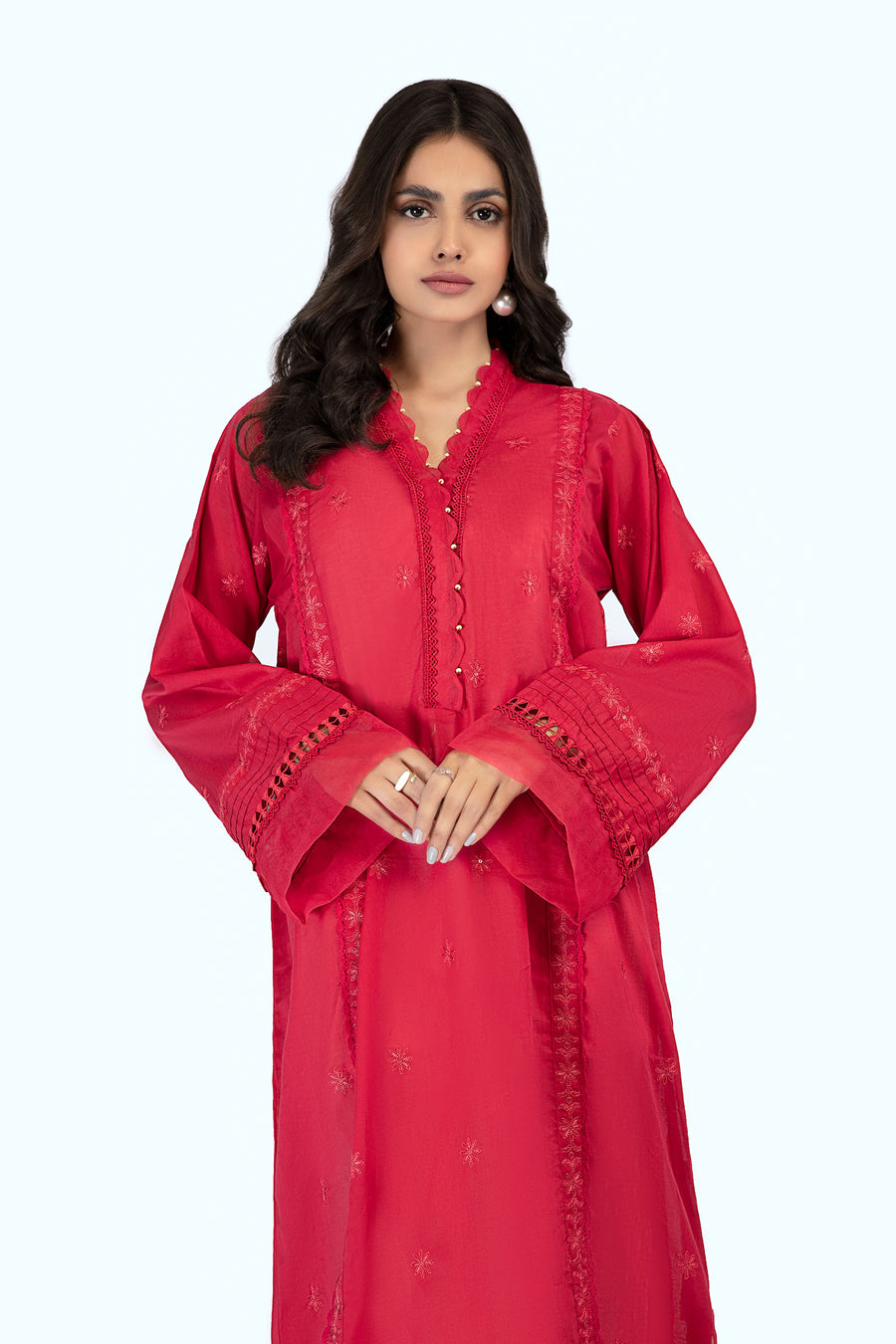 Maria B Shirt Pink MB-EF23-21 Basics Shirts