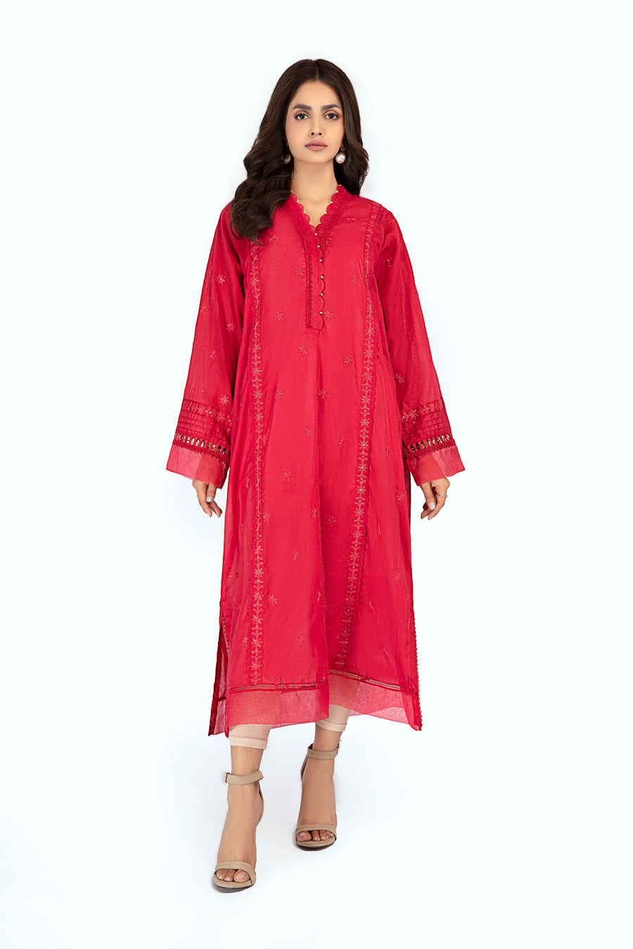 Maria B Shirt Pink MB-EF23-21 Basics Shirts