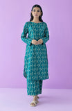 Orient NRDS-23-103-U-Teal Monochrome Printed Lawn Collection