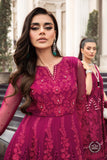 Maria B MPC-23-107-Magenta Pink Chiffon Collection