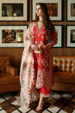 Mushq Scarlet Astoria Festive Lawn