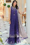 Saadia Asad Purple D4 Sonreir Noor Chiffon Laserkari 2022