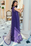 Saadia Asad Purple D4 Sonreir Noor Chiffon Laserkari 2022